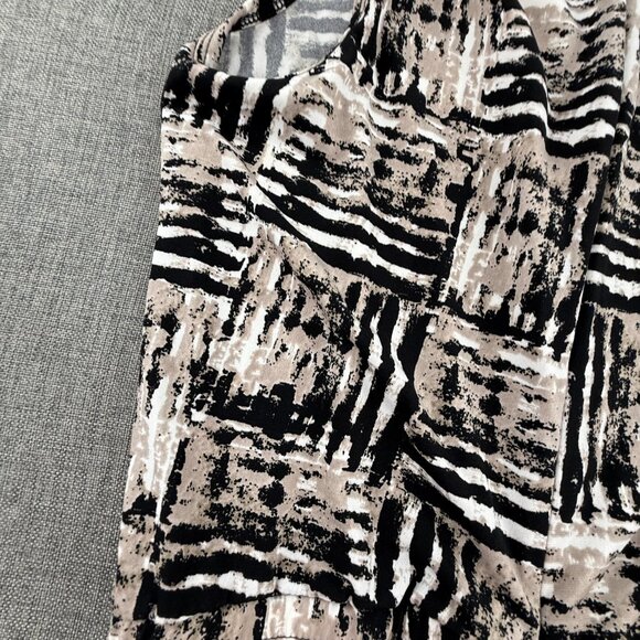 Calvin Klein Jumpsuit Sleeveless Scoop Neck Drawstring Cinched Waisted Size 8 - Picture 9 of 13